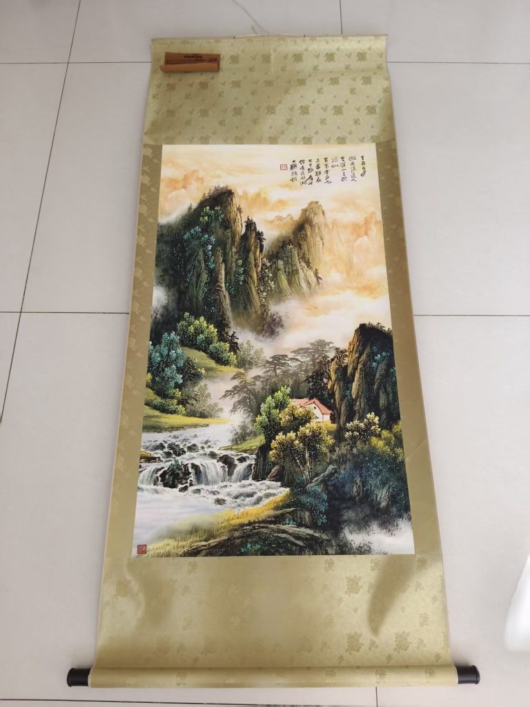 图片[1]-张大千《山水图》-嘉城艺术交易平台