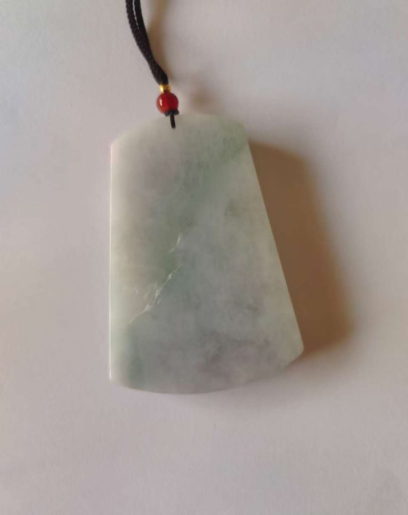 图片[2]-翡翠《花雕山水牌》-嘉城艺术交易平台