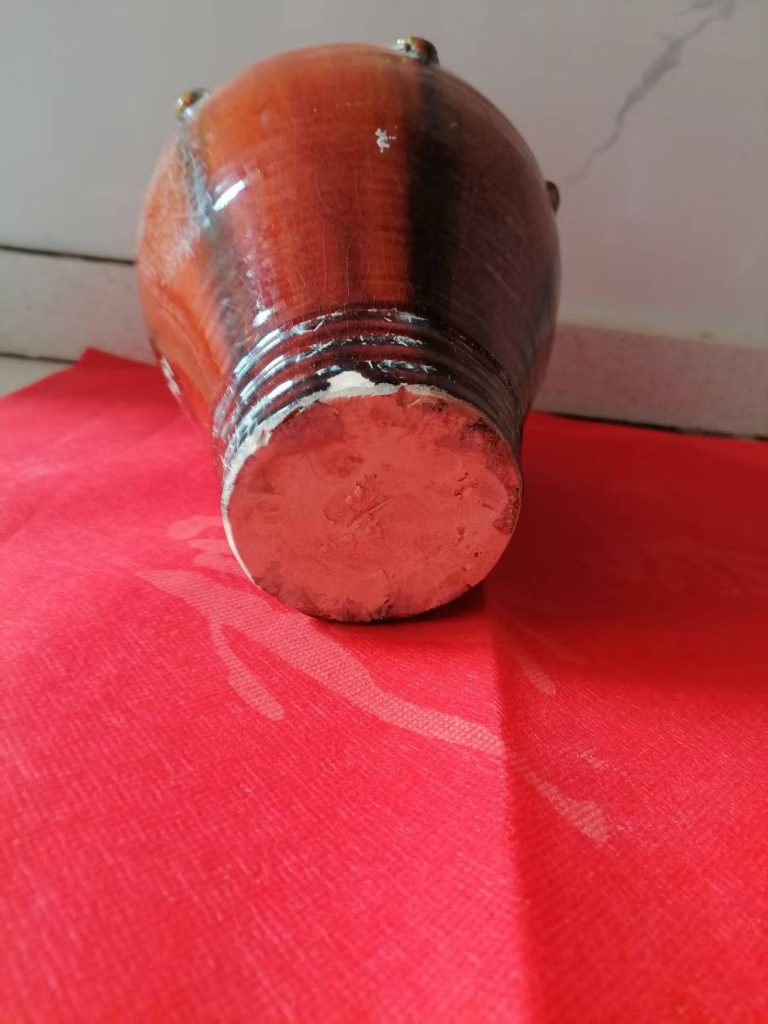 图片[2]-三彩《点彩红釉小罐》-嘉城艺术交易平台