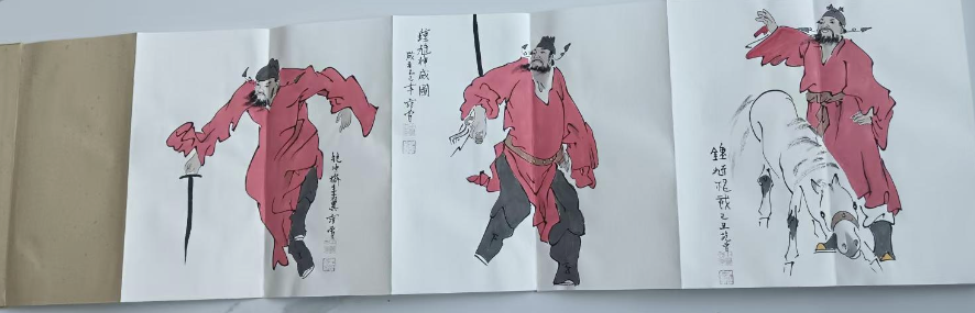 图片[2]-范曾《钟魁神威》长卷-嘉城艺术交易平台
