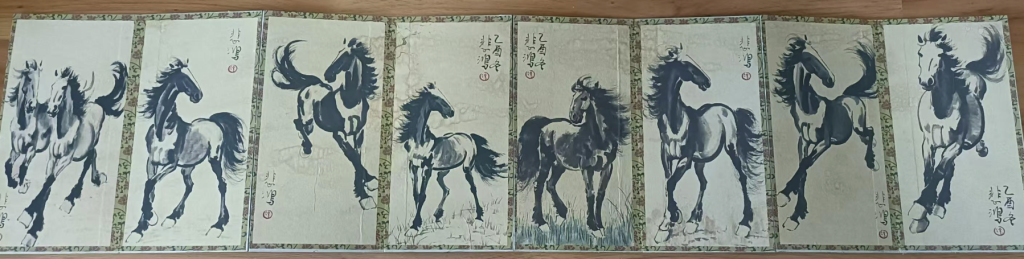 图片[1]-徐悲鸿《骏马图徐悲鸿》（册页）-嘉城艺术交易平台
