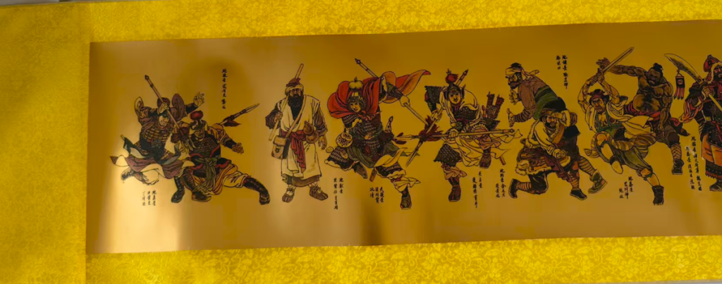 图片[1]-金箔画《水浒传》(黄金版）-嘉城艺术交易平台