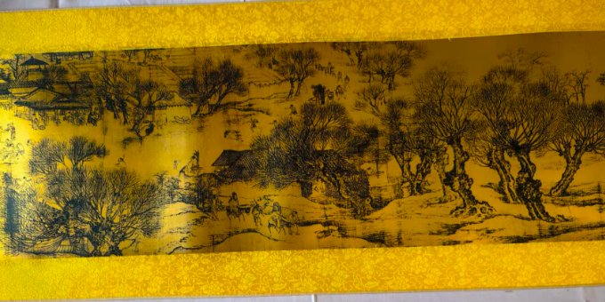 图片[1]-金箔画《清明上河图》(黄金版）-嘉城艺术交易平台