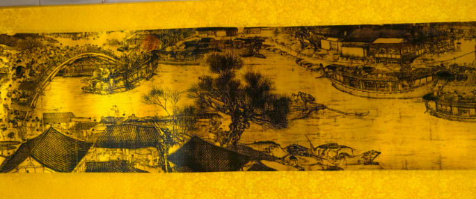 图片[5]-金箔画《清明上河图》(黄金版）-嘉城艺术交易平台
