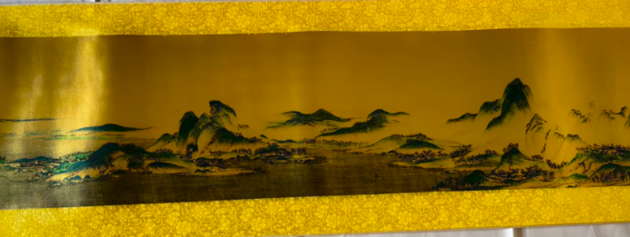 图片[4]-金箔画《千里江山图》(黄金版）-嘉城艺术交易平台