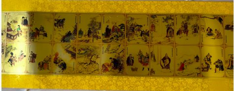图片[1]-金箔画《三国演义》（黄金版）-嘉城艺术交易平台