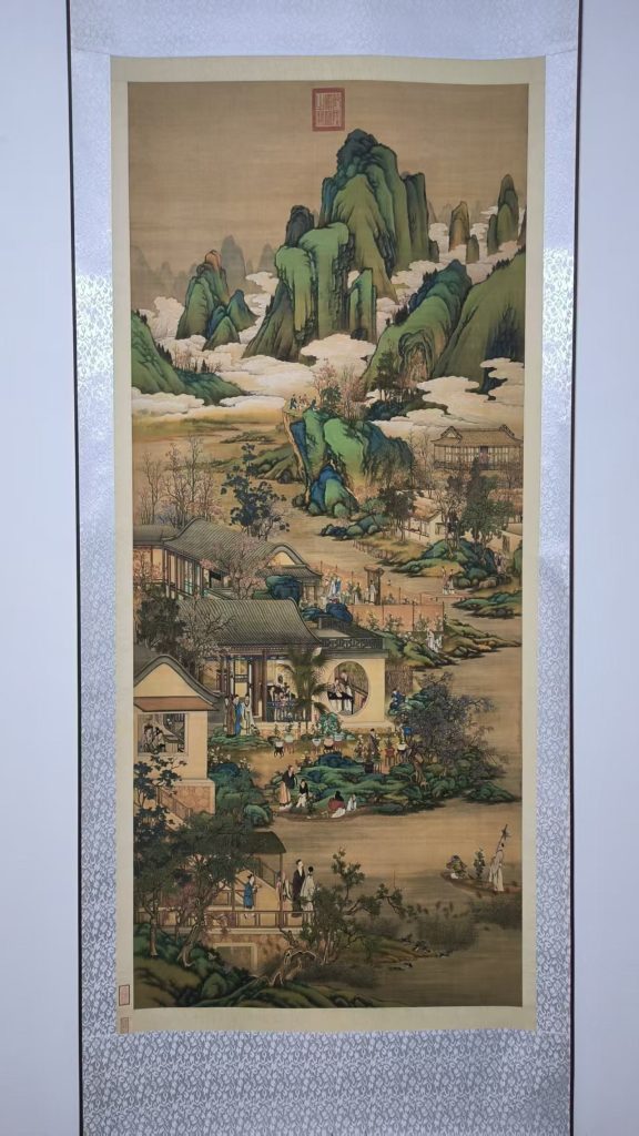 图片[1]-唐岱、丁观鹏《清院本十二月令图》-嘉城艺术交易平台