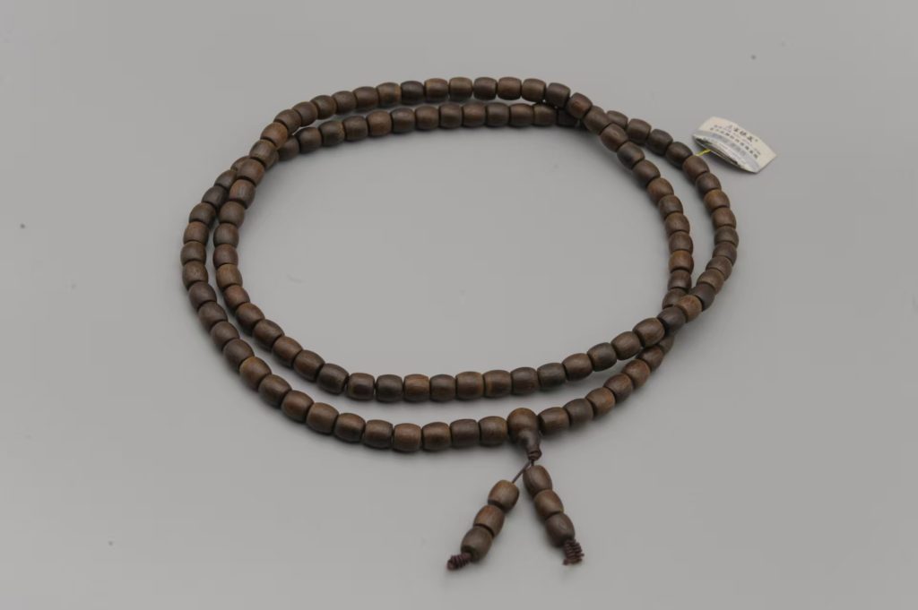 图片[1]-天然黑奇楠沉香老料《108颗佛珠手串》-嘉城艺术交易平台