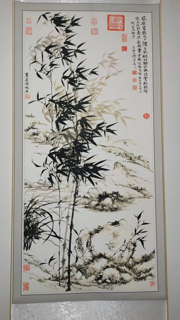 图片[1]-石涛《竹石图》-嘉城艺术交易平台