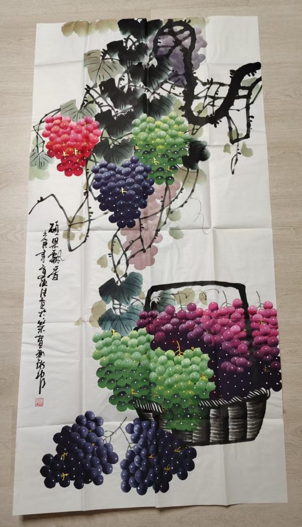 图片[1]-陈浩《硕果飘香》-嘉城艺术交易平台