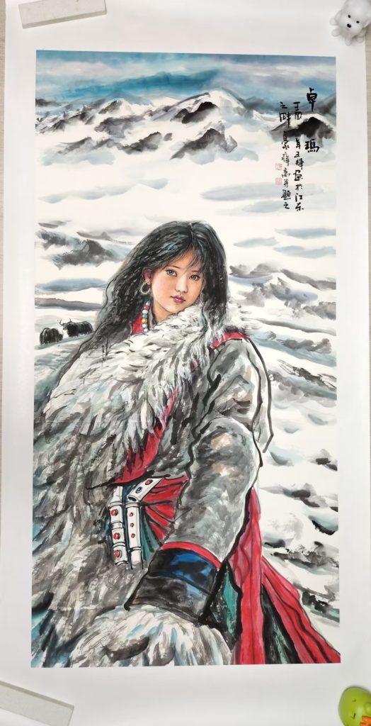 图片[1]-王辉《卓玛》-嘉城艺术交易平台