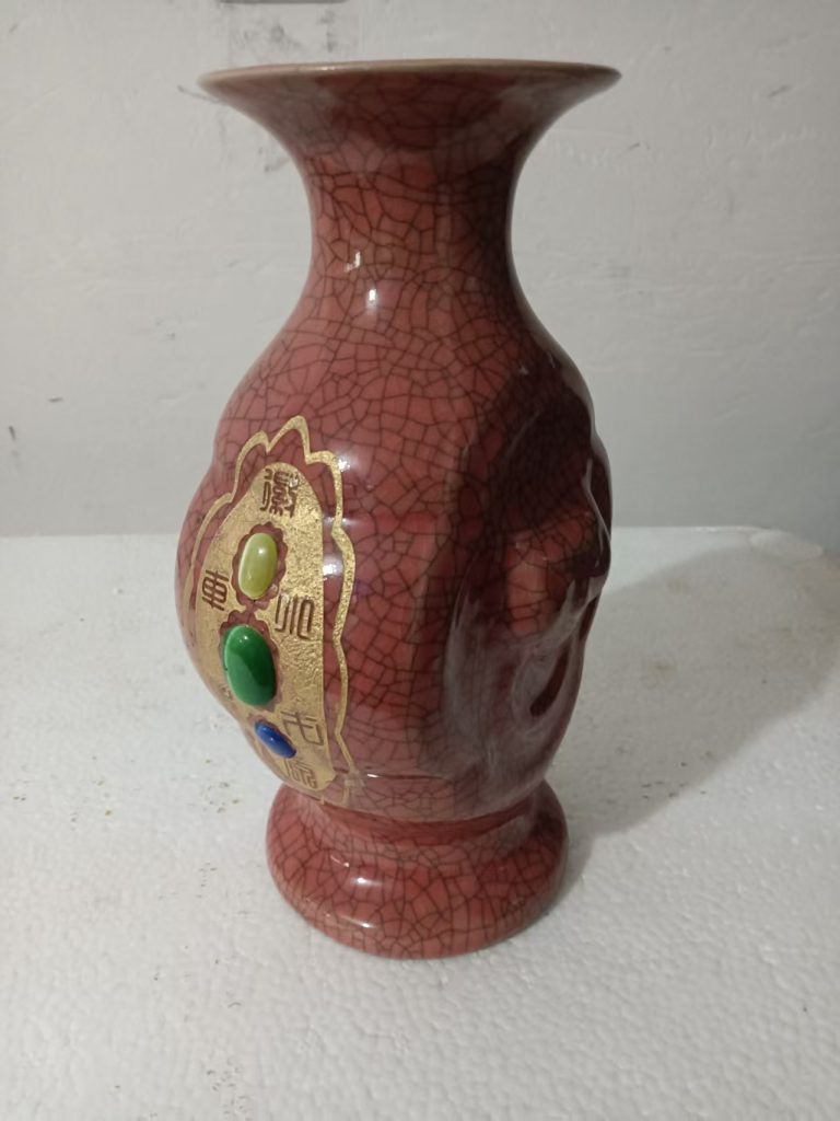 图片[1]-宋官窑《酱红釉玉壶春瓶》-嘉城艺术交易平台