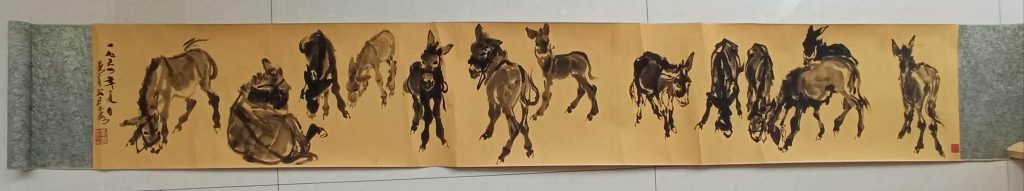 图片[1]-黄胄《群驴图》-嘉城艺术交易平台