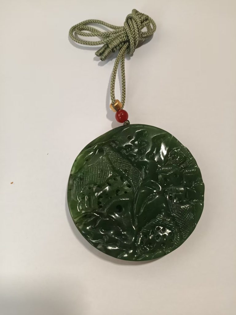 图片[1]-和田玉（碧玉）挂件-嘉城艺术交易平台