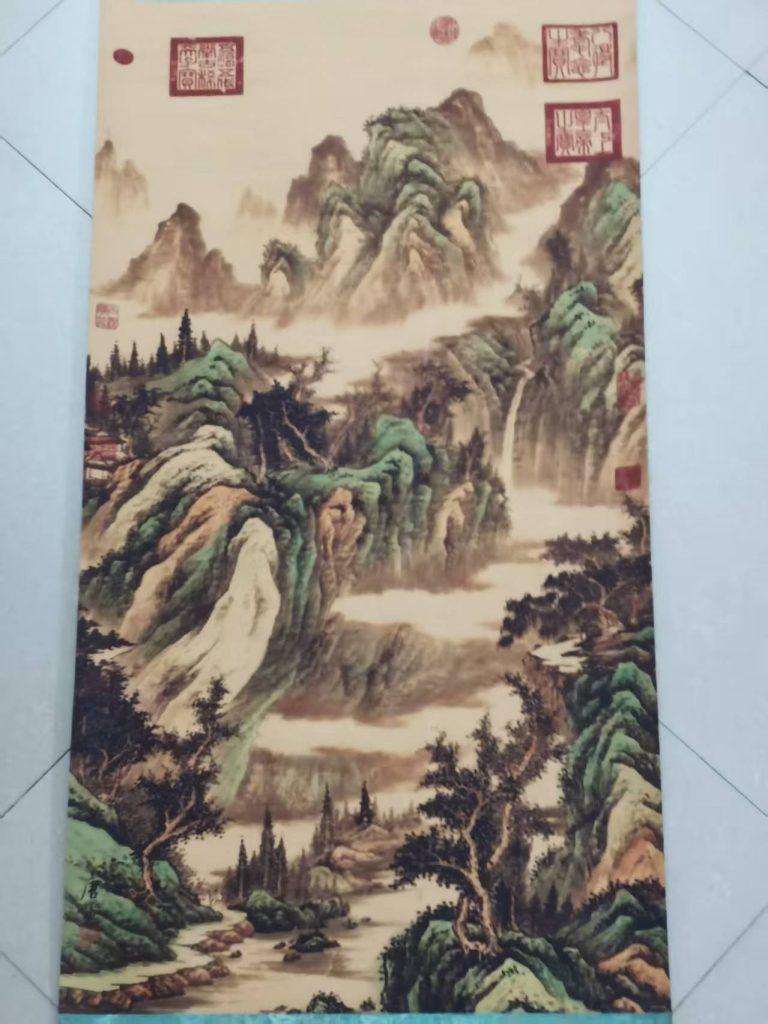 图片[1]-唐寅《山水图》-嘉城艺术交易平台