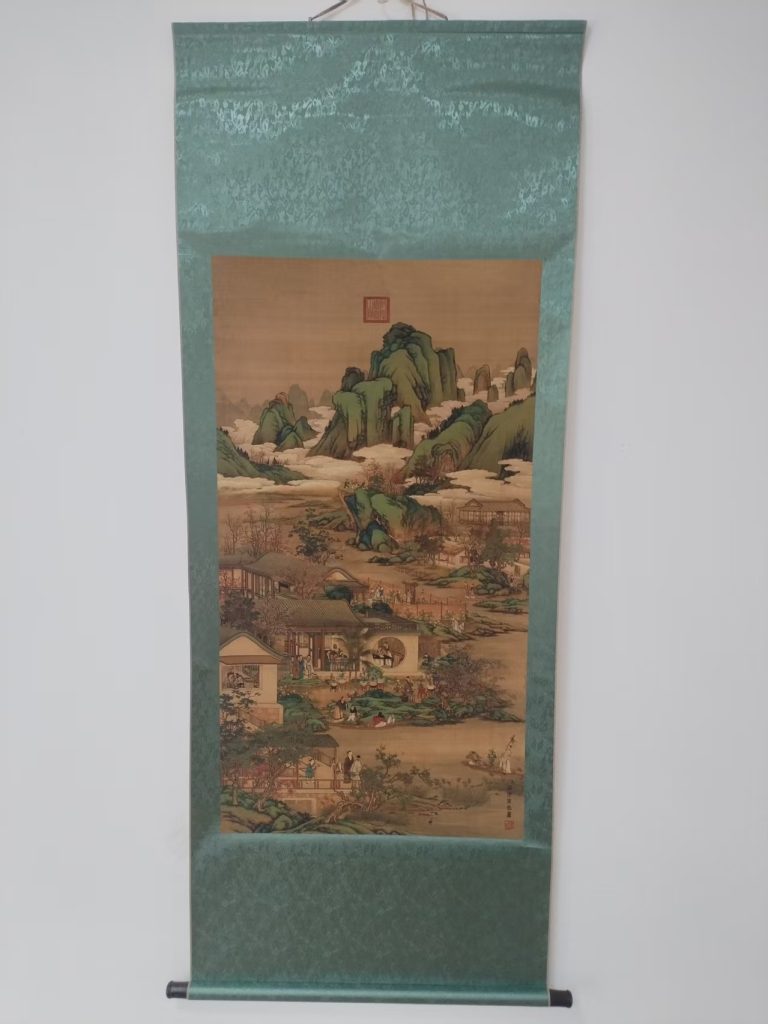 图片[1]-郎世宁《山水图》-嘉城艺术交易平台