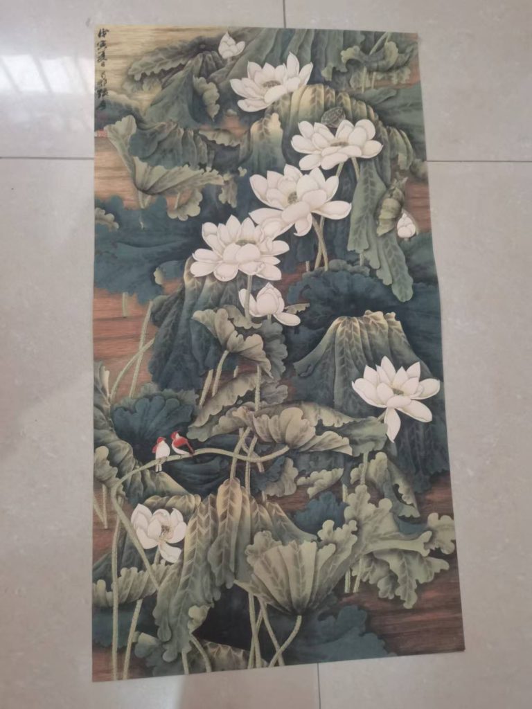 图片[1]-张大千《百荷斗艳》-嘉城艺术交易平台