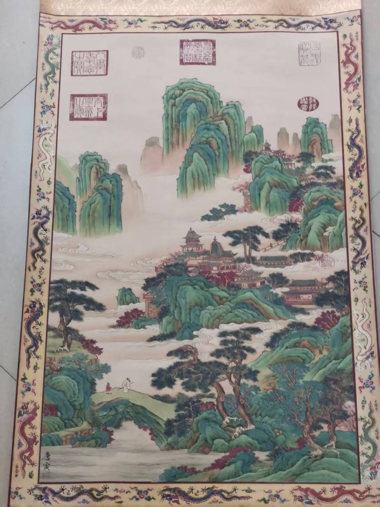 图片[1]-唐寅《山水仙境》-嘉城艺术交易平台