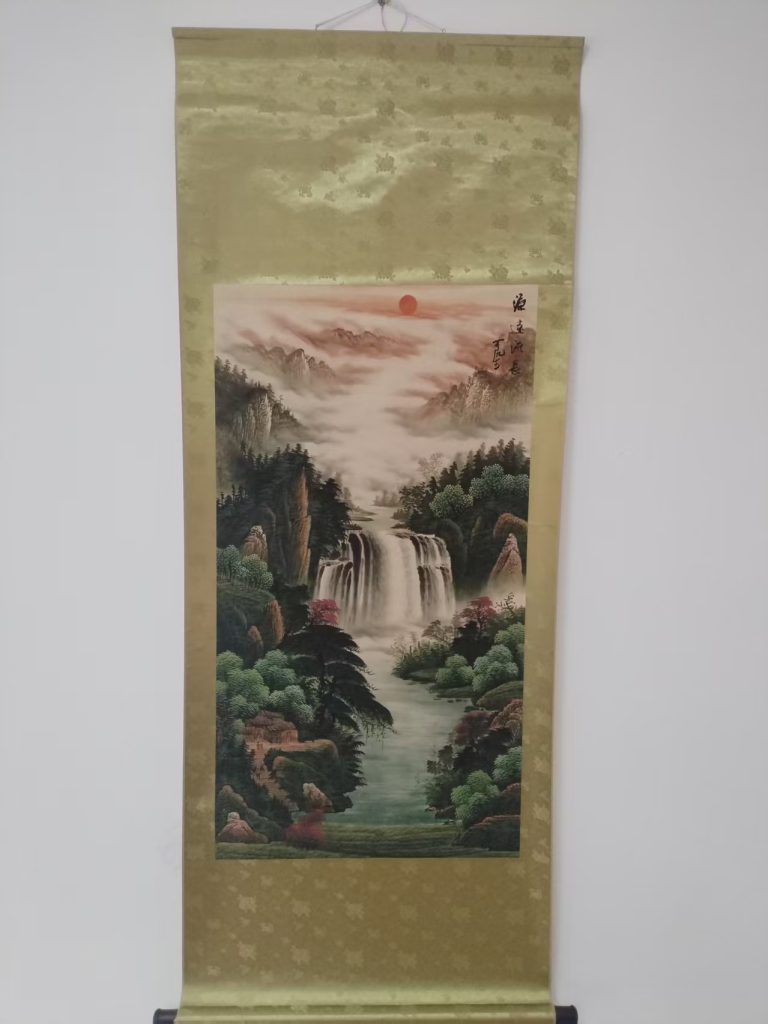 图片[1]-李可染《源远流长》-嘉城艺术交易平台