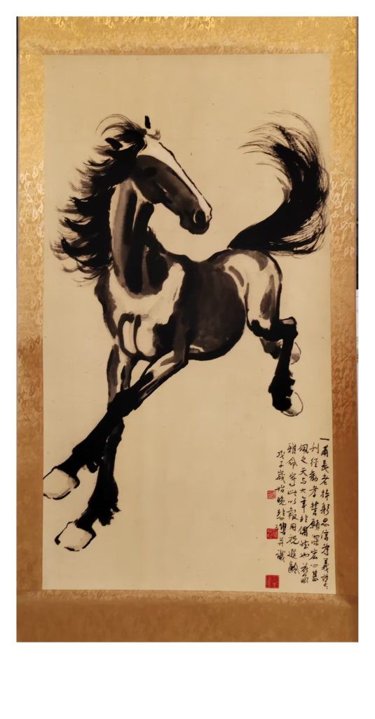 图片[1]-徐悲鸿《骏马图》-嘉城艺术交易平台