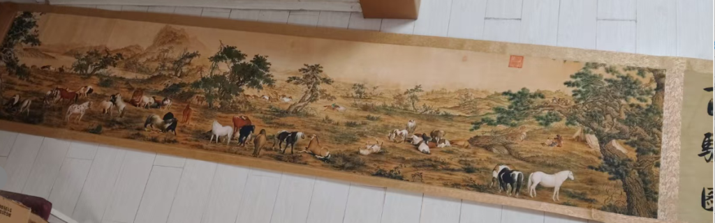 图片[1]-郎世宁《百骏图》-嘉城艺术交易平台